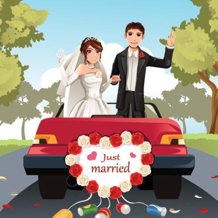 married, mariage, wife, husband, car, man, woman Artisticco Llc - Dreamstime