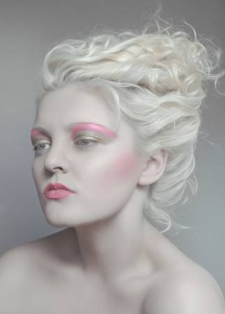 makeup, pink, hair, blonde, woman Flexflex - Dreamstime