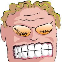 teeth, man, glasses, hair, blond Robodread - Dreamstime