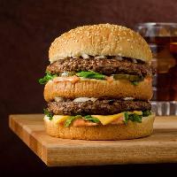Pixwords The image with burger, hamburger, sandwitch, food, eat Foodio