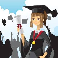 Pixwords The image with girl, woman, graduate, school Artisticco Llc - Dreamstime