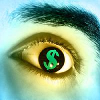 Pixwords The image with money, dollar, eye, eyebrow Andreus - Dreamstime