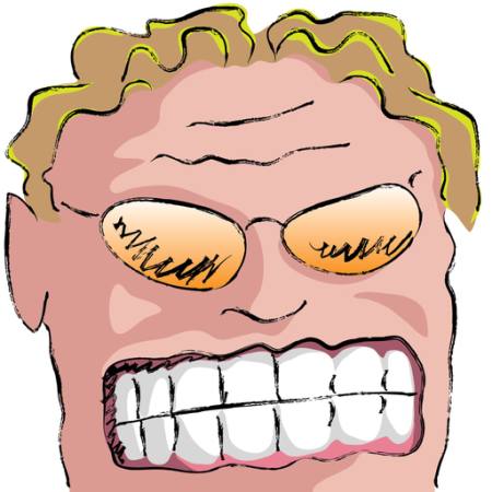 teeth, man, glasses, hair, blond Robodread - Dreamstime