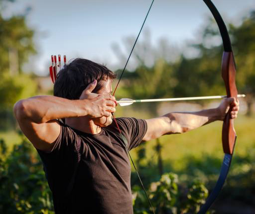 man, arrow, bow, shoot, nature, person Lightpoet