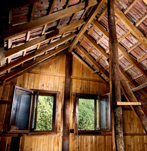 wood, house, windows, cabin Nikola Spasenoski (Kokimk)