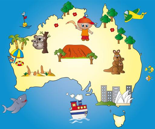 state, country, continent, sea, ocean, boat, koala Milena Moiola (Adelaideiside)