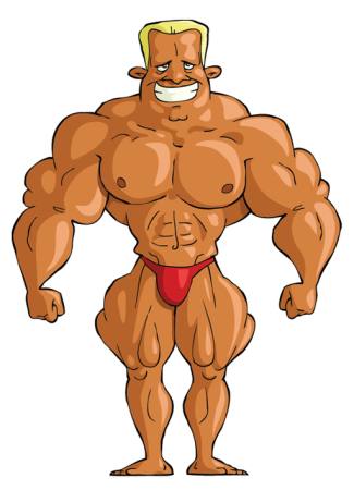 muscles, body, man, strong Dedmazay - Dreamstime