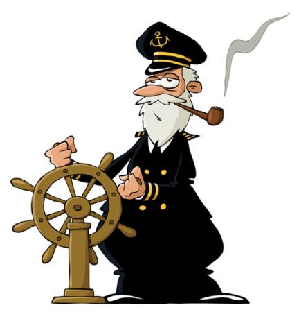 sailor, sea, captain, wheel, pipe, smoke Dedmazay - Dreamstime