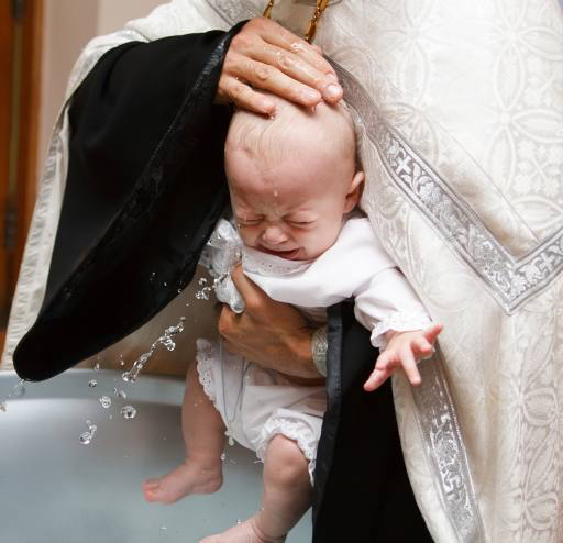 baby, priest, father, cry, crying, water Irina Lyulko (Ajni)