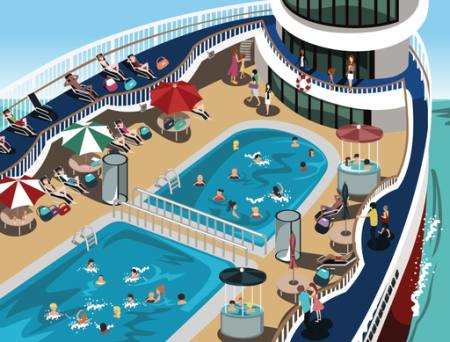 ship, party, cruise, pool, people Artisticco Llc - Dreamstime