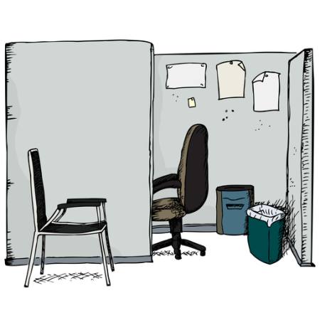 office, chair, trash, paper Eric Basir - Dreamstime