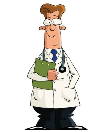 man, coat, white, green, stetoscope Dedmazay - Dreamstime