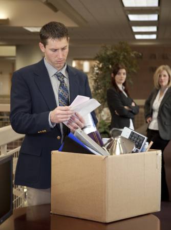 office, box, sad, man, women Justnowimages - Dreamstime