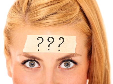 question, blonde, woman, girl, head, eyes Kamil Macniak - Dreamstime