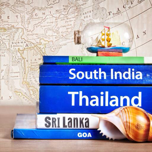 books, map, boat, sail, bottle, shell, thailand, south india, bali, sri lanka Marina Pissarova (Byheaven87)