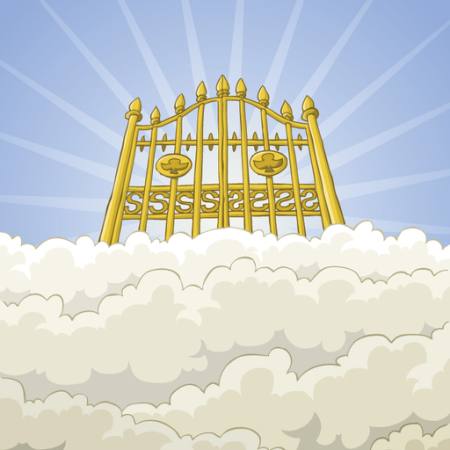 gate, clouds, door, gold, ray Dedmazay - Dreamstime
