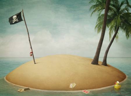 beach, flag, pirate, island Annnmei - Dreamstime