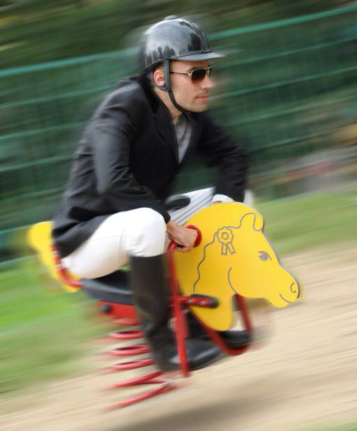 man, person, horse, helmet, toy Alesnowak