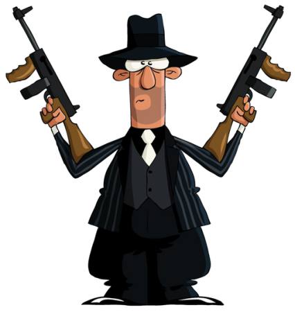 mobster, gangster, guns, black Dedmazay - Dreamstime