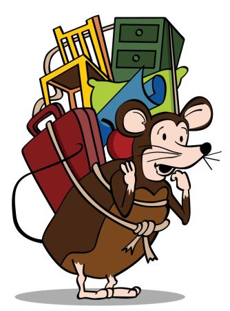 rat, travel, back, chair, briefcase, closet, mouse, furniture John Takai - Dreamstime