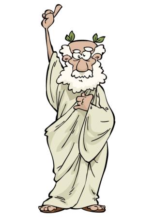 philosopher, antiq, study, antiquity, man, cartoon Dedmazay - Dreamstime