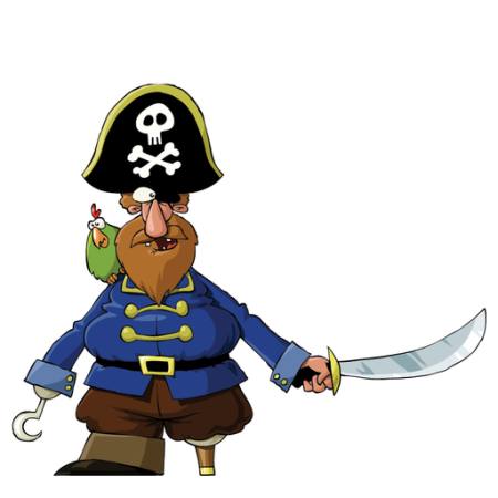 cartoon, sea, bird, sword Dedmazay - Dreamstime