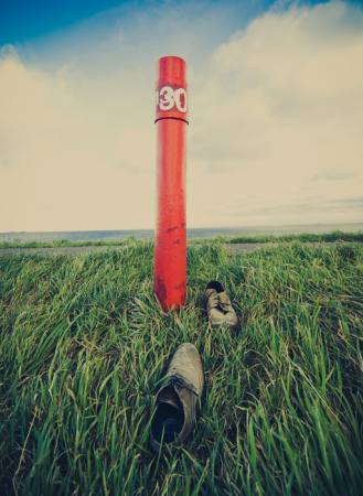 shoes, grass, field, red, stick Pangfolio - Dreamstime