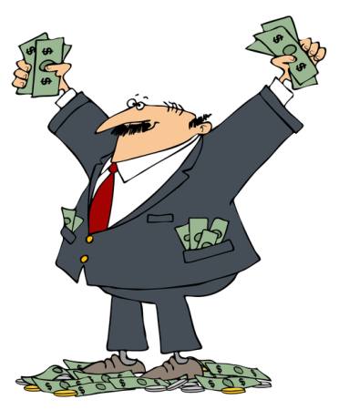 money, rich, man, suit, happy,  Caraman - Dreamstime