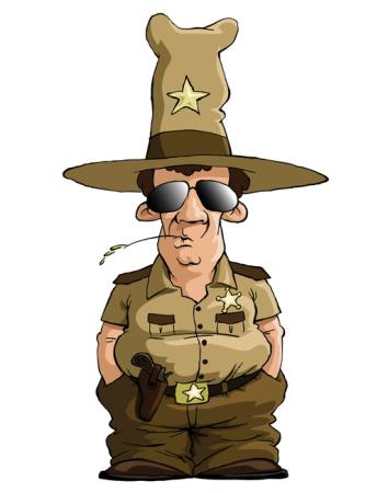 law, glasses, hat, man, pistol, star Dedmazay - Dreamstime