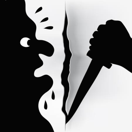 killer, knife, scarred, black, hand, sharp, sweat Robodread - Dreamstime