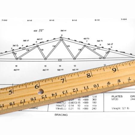 graphic, truss, straight, plates, bracing, numbers,  Wayne Mckown - Dreamstime