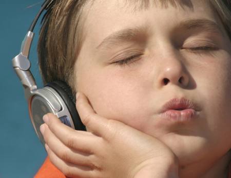 music, kid, child, listen, listening Showface - Dreamstime