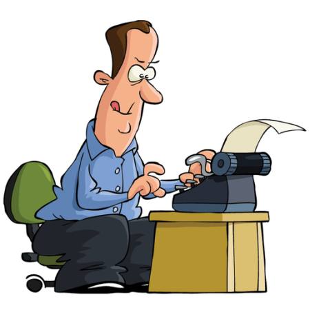 man, office, write, writer, paper, chair, desk Dedmazay - Dreamstime
