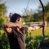 man, arrow, bow, shoot, nature, person Lightpoet