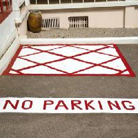 Pixwords The image with zone, park, no parking, auto, car Noomhh - Dreamstime