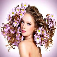 Pixwords The image with woman, flowers, person, naked Valua Vitaly (Valuavitaly)