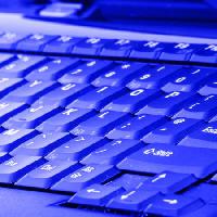 keyboard, blue, letters, numbers, shift, keys Evangelos Thomaidis - Dreamstime