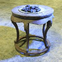 Pixwords The image with table, plate, desk, wood, old, antique Cheng Mao (Maocheng)
