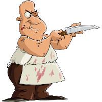 Pixwords The image with knife, man, blood, sharp Dedmazay - Dreamstime