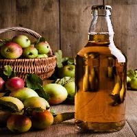Pixwords The image with bottle, apples, basket, apple, cap, liquid, drink Christopher Elwell (Celwell)