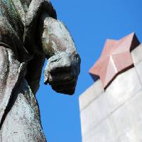 hand, fist, star, red, statue Alesnowak