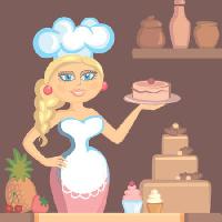 lady, blonde, cook, cake, woman, kitchen Klavapuk - Dreamstime