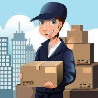 Pixwords The image with man, box, boxes, cap, city Artisticco Llc - Dreamstime