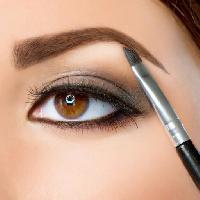 eye, eyebrow, pen, face, woman Subbotina