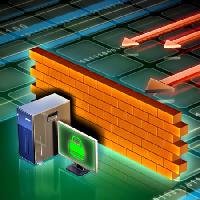 computer, protection, wall, arrows, lock Andreus - Dreamstime