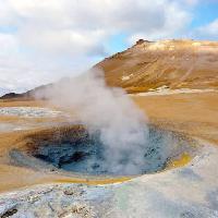 Pixwords The image with earth, smoke, hole, mountain, mountains, nature Rigamondis