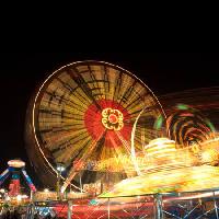 Pixwords The image with wheel, fun, party, amusement park, amusement, park, night Shariff Che\' Lah - Dreamstime