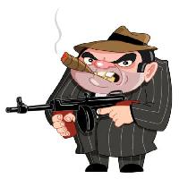 gun, mob, criminal, man, smoke Yael Weiss - Dreamstime