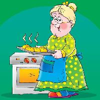 Pixwords The image with bread, oven, cook, stove, green, old, grandmother Alexey Bannykh (Alexbannykh)