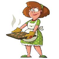 cook, cake, mom, mother, hot Dedmazay - Dreamstime